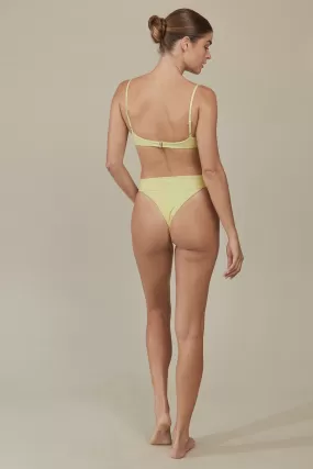 ACACIA Swimwear Mateo Lining Bottom in Pistachio Snake