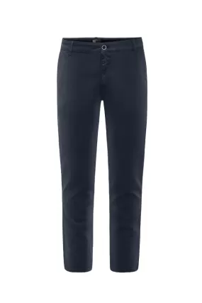 Bomboogie casual gabardine trousers Chino Fit PMSPYTGBW3 midnight blue