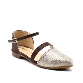 Brown Casual Pumps G70053