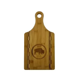 Buffalo, NY Two Toned With Handle Cutting Board