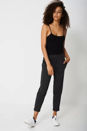 Cropped Pants In Grey Ex-Branded