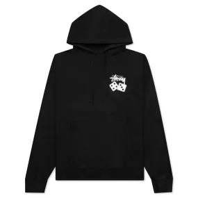 Dice Pigment Dyed Hoodie - Black