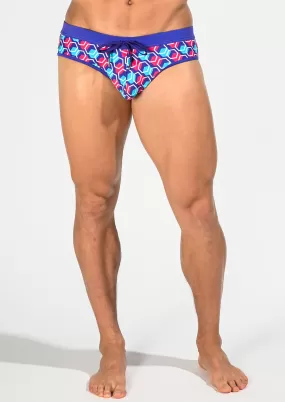 Freestyle Swim Brief w/ Removable Cup (Honeycomb)