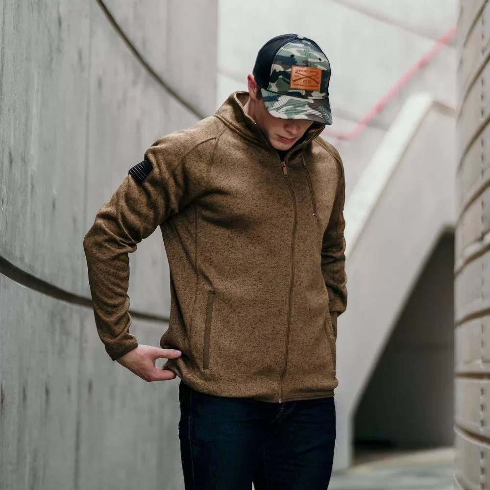 Men's Sweater Jacket - Coyote