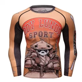 Panda Compression 'Kung Fu' Elite Long Sleeve Rashguard