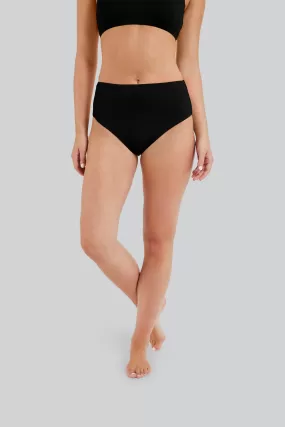 RESIA SWIM BOTTOM HIGH WAIST (BLACK) - FIG