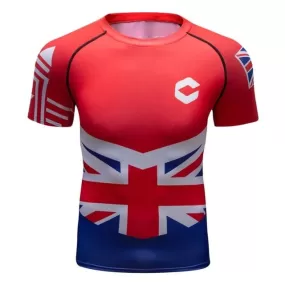 Warrior Compression 'Union Jacket' Elite Short Sleeve RashGuard